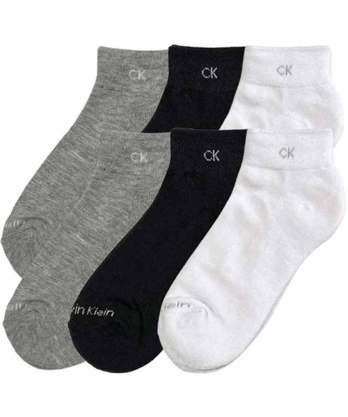 Calvin Klein(カルバン・クライン)の「Calvin Klein ck レディースソックス 靴下 6足組(ソックス/靴下・レディース・その他・FREE)」の1枚目の写真