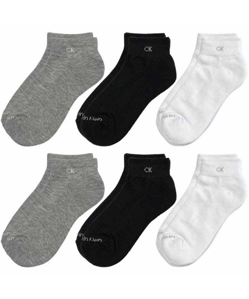 Calvin Klein(カルバン・クライン)の「Calvin Klein ck レディースソックス 靴下 6足組(ソックス/靴下・レディース・その他・FREE)」の2枚目の写真