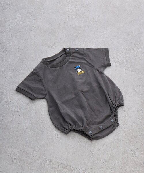 CIAOPANIC TYPY(チャオパニックティピー)の「【KIDS】犬アソートロンパース(その他ベビーウェア・キッズ・グレー/チャコールグレー・80)」の2枚目の写真
