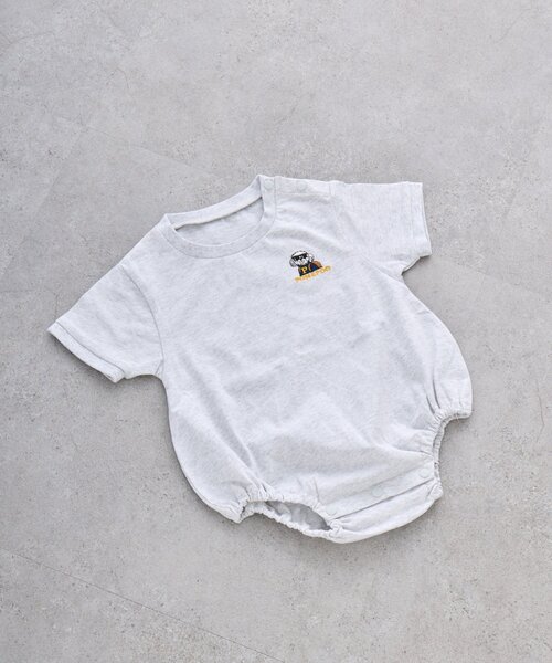 CIAOPANIC TYPY(チャオパニックティピー)の「【KIDS】犬アソートロンパース(その他ベビーウェア・キッズ・グレー/チャコールグレー・80)」の3枚目の写真