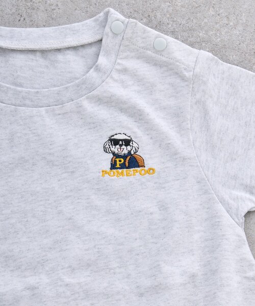 CIAOPANIC TYPY(チャオパニックティピー)の「【KIDS】犬アソートロンパース(その他ベビーウェア・キッズ・グレー/チャコールグレー・80)」の4枚目の写真