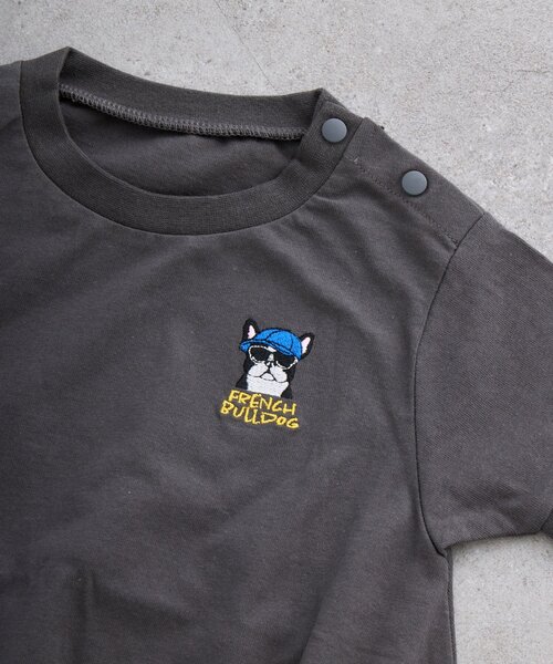 CIAOPANIC TYPY(チャオパニックティピー)の「【KIDS】犬アソートロンパース(その他ベビーウェア・キッズ・グレー/チャコールグレー・80)」の7枚目の写真