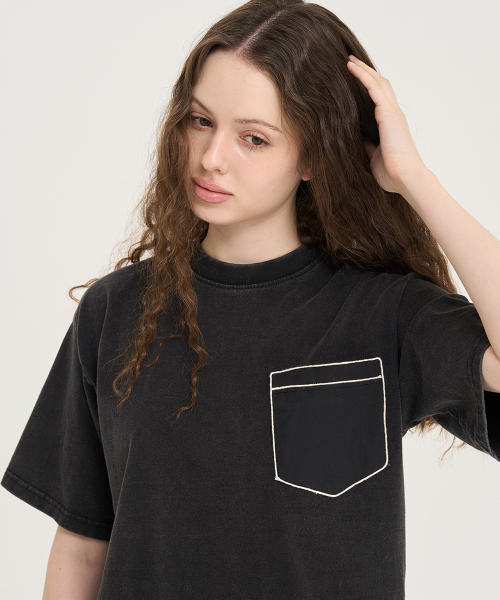 LEVHEARTED(レブハティッド)の「ジオコソ 半袖Tシャツ - ブラック(Tシャツ/カットソー・レディース・ブラック・01(36)/02(38))」の1枚目の写真