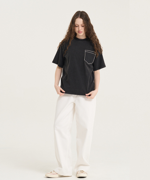 LEVHEARTED(レブハティッド)の「ジオコソ 半袖Tシャツ - ブラック(Tシャツ/カットソー・レディース・ブラック・01(36)/02(38))」の2枚目の写真