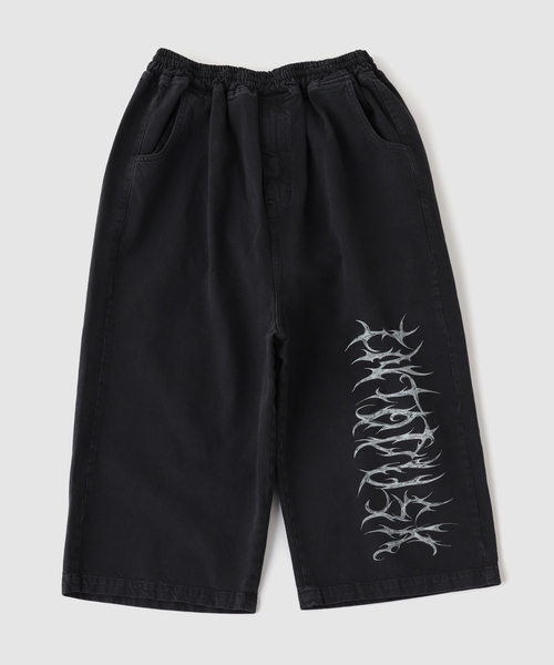 WISM(ウィズム)の「INTODUSK / イントゥダスク DUSTSHADOW CROPPED DENIM(その他パンツ・メンズ・ブラック・MEDIUM/SMALL)」の1枚目の写真