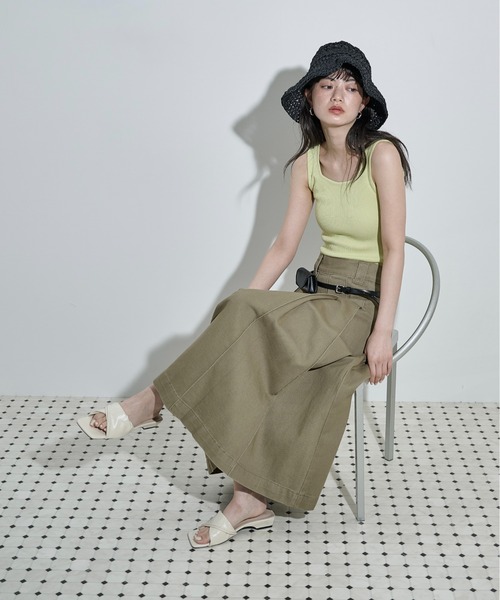 THE YOn(ザヨン)の「バックスリットテープヤーンハット(ハット・レディース・ナチュラル/オレンジ/ベージュ/ブラック・FREE)」の22枚目の写真