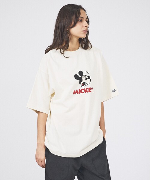 DISCUS(ディスカス)の「【DISCUS ATHLETIC / ディスカス】Disney / ミッキープリント半袖Tシャツ / ユニセックス(Tシャツ/カットソー・メンズ・ブラック系その他2/ホワイト系その他2/ブラック系その他/ホワイト系その他・フリー)」の3枚目の写真