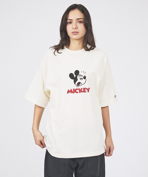 DISCUS(ディスカス)の「【DISCUS ATHLETIC / ディスカス】Disney / ミッキープリント半袖Tシャツ / ユニセックス(Tシャツ/カットソー・メンズ・ブラック系その他2/ホワイト系その他2/ブラック系その他/ホワイト系その他・フリー)」の6枚目の写真