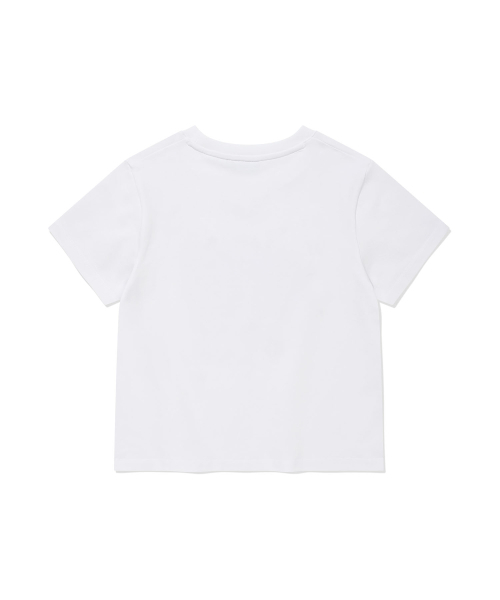 Wacky WiLLy（ワッキーウィリー）の「ウィメンズ ブラー リリー セミクロップ 半袖Tシャツ ホワイト（Tシャツ/カットソー・レディース・その他・SMALL/MEDIUM）」の3枚目の写真