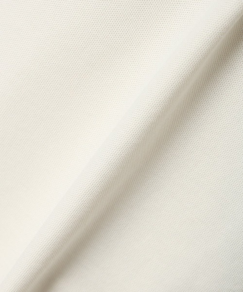 F i.n.t(フィント)の「【セットアップ対応】チェック使いリボンタイ付きポロシャツ/fint フィント(ポロシャツ・レディース・ホワイト×ブラウン/ネイビー・FREE)」の11枚目の写真