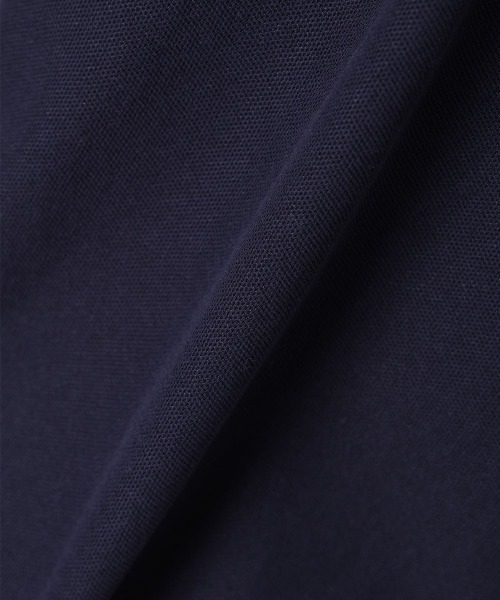 F i.n.t(フィント)の「【セットアップ対応】チェック使いリボンタイ付きポロシャツ/fint フィント(ポロシャツ・レディース・ホワイト×ブラウン/ネイビー・FREE)」の12枚目の写真