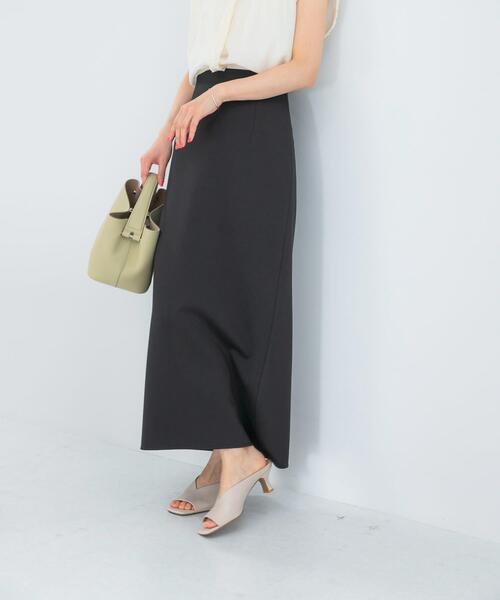 URBAN RESEARCH ROSSO WOMEN(アーバンリサーチ ロッソ)の「ウォッシャブル吸水速乾ストレッチ スカート(スカート・レディース・アイボリー/ブラウン/ブラック・FREE)」の2枚目の写真