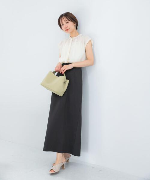 URBAN RESEARCH ROSSO WOMEN(アーバンリサーチ ロッソ)の「ウォッシャブル吸水速乾ストレッチ スカート(スカート・レディース・アイボリー/ブラウン/ブラック・FREE)」の18枚目の写真