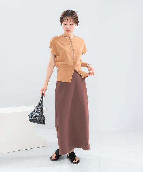 URBAN RESEARCH ROSSO WOMEN(アーバンリサーチ ロッソ)の「ウォッシャブル吸水速乾ストレッチ スカート(スカート・レディース・アイボリー/ブラウン/ブラック・FREE)」の10枚目の写真