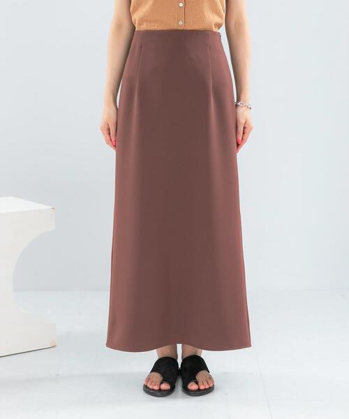 URBAN RESEARCH ROSSO WOMEN(アーバンリサーチ ロッソ)の「ウォッシャブル吸水速乾ストレッチ スカート(スカート・レディース・アイボリー/ブラウン/ブラック・FREE)」の9枚目の写真