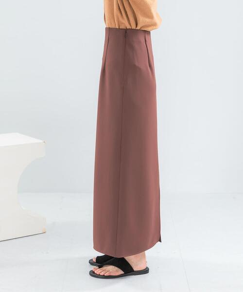 URBAN RESEARCH ROSSO WOMEN(アーバンリサーチ ロッソ)の「ウォッシャブル吸水速乾ストレッチ スカート(スカート・レディース・アイボリー/ブラウン/ブラック・FREE)」の8枚目の写真