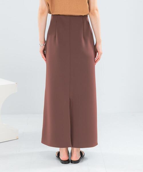 URBAN RESEARCH ROSSO WOMEN(アーバンリサーチ ロッソ)の「ウォッシャブル吸水速乾ストレッチ スカート(スカート・レディース・アイボリー/ブラウン/ブラック・FREE)」の7枚目の写真