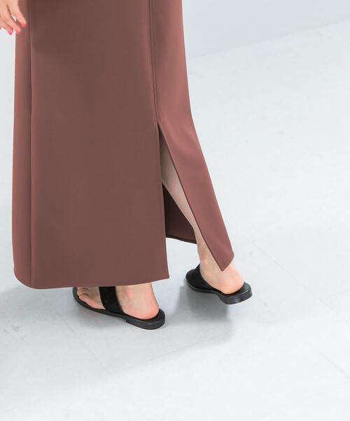 URBAN RESEARCH ROSSO WOMEN(アーバンリサーチ ロッソ)の「ウォッシャブル吸水速乾ストレッチ スカート(スカート・レディース・アイボリー/ブラウン/ブラック・FREE)」の6枚目の写真