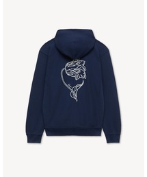 KENZO（ケンゾー）の「'KENZO Tulip' エンブロイダリー ジップアップ フーディー イン コットン（パーカー）」