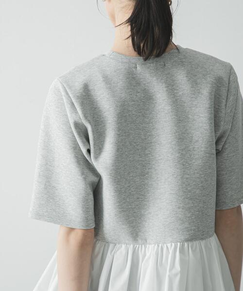 URBAN RESEARCH(アーバンリサーチ)の「ドッキングペプラムカットソー(Tシャツ/カットソー・レディース・グレー系その他/ブラック・FREE)」の11枚目の写真