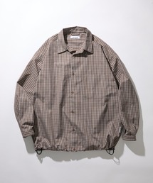 【MAISON CLUB】Broad Drawcord Box Shirt / ブロードドローコードボックスシャツ