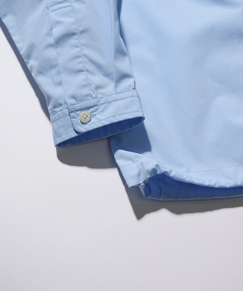 MAISON CLUB（メゾンクラブ）の「【MAISON CLUB】Broad Drawcord Box Shirt / ブロードドローコードボックスシャツ（シャツ/ブラウス・メンズ・サックスブルー/ブラック系1/ホワイト/ネイビー/サックスブルー系1/ブラウン系1/ブラック系その他2/グレイッシュベージュ/ブラック・L/M）」の19枚目の写真
