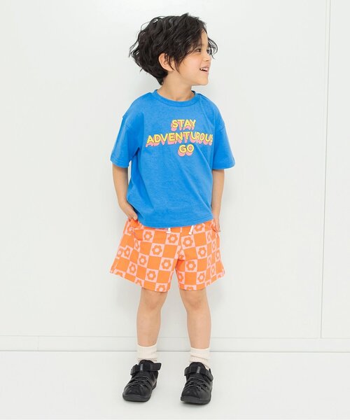 BREEZE(ブリーズ)の「【リンク】ロゴ&モチーフバリエーション半袖Tシャツ(Tシャツ/カットソー・キッズ・ピンク/ベージュ/キナリ/ミント/オレンジ/イエロー/アイボリー/サックスブルー/ブルー/オフホワイト・80/90/100/110/120/130/140)」の11枚目の写真