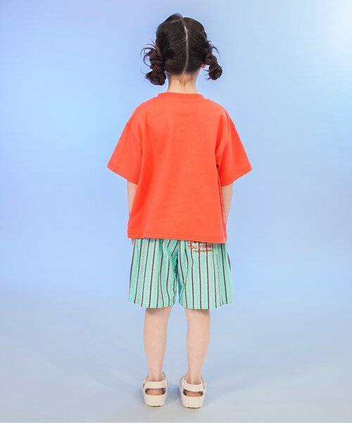 BREEZE(ブリーズ)の「【リンク】ロゴ&モチーフバリエーション半袖Tシャツ(Tシャツ/カットソー・キッズ・ピンク/ベージュ/キナリ/ミント/オレンジ/イエロー/アイボリー/サックスブルー/ブルー/オフホワイト・80/90/100/110/120/130/140)」の14枚目の写真