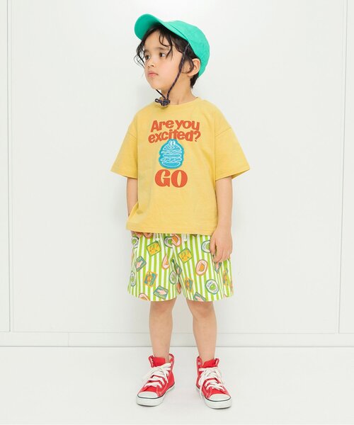BREEZE(ブリーズ)の「【リンク】ロゴ&モチーフバリエーション半袖Tシャツ(Tシャツ/カットソー・キッズ・ピンク/ベージュ/キナリ/ミント/オレンジ/イエロー/アイボリー/サックスブルー/ブルー/オフホワイト・80/90/100/110/120/130/140)」の15枚目の写真