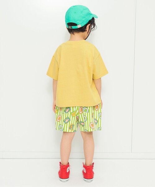 BREEZE(ブリーズ)の「【リンク】ロゴ&モチーフバリエーション半袖Tシャツ(Tシャツ/カットソー・キッズ・ピンク/ベージュ/キナリ/ミント/オレンジ/イエロー/アイボリー/サックスブルー/ブルー/オフホワイト・80/90/100/110/120/130/140)」の16枚目の写真