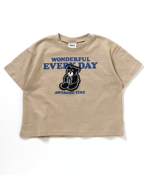 BREEZE(ブリーズ)の「【リンク】ロゴ&モチーフバリエーション半袖Tシャツ(Tシャツ/カットソー・キッズ・ピンク/ベージュ/キナリ/ミント/オレンジ/イエロー/アイボリー/サックスブルー/ブルー/オフホワイト・80/90/100/110/120/130/140)」の22枚目の写真