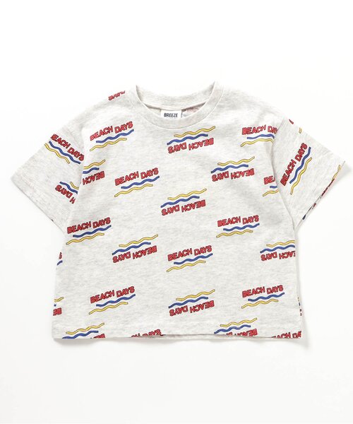 BREEZE(ブリーズ)の「【リンク】ロゴ&モチーフバリエーション半袖Tシャツ(Tシャツ/カットソー・キッズ・ピンク/ベージュ/キナリ/ミント/オレンジ/イエロー/アイボリー/サックスブルー/ブルー/オフホワイト・80/90/100/110/120/130/140)」の21枚目の写真