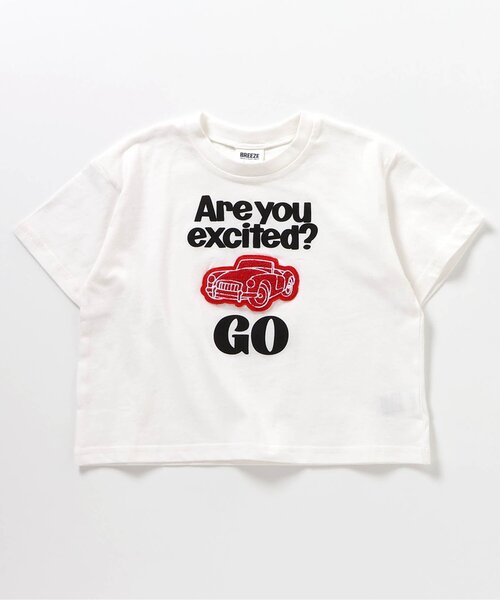 BREEZE(ブリーズ)の「【リンク】ロゴ&モチーフバリエーション半袖Tシャツ(Tシャツ/カットソー・キッズ・ピンク/ベージュ/キナリ/ミント/オレンジ/イエロー/アイボリー/サックスブルー/ブルー/オフホワイト・80/90/100/110/120/130/140)」の19枚目の写真