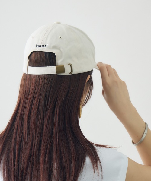 kuros'(クロス)の「【kuros'オリジナル】タスマル刺繍キャップ 男女兼用(キャップ・レディース・ホワイト/ブラック・FREE)」の21枚目の写真