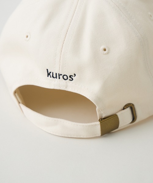 kuros'(クロス)の「【kuros'オリジナル】タスマル刺繍キャップ 男女兼用(キャップ・レディース・ホワイト/ブラック・FREE)」の10枚目の写真