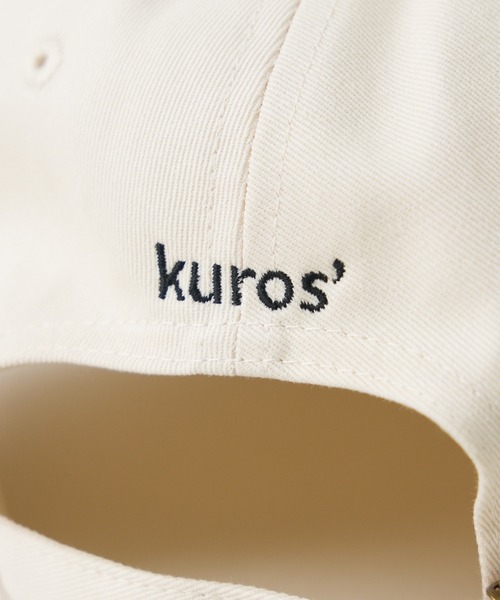 kuros'(クロス)の「【kuros'オリジナル】タスマル刺繍キャップ 男女兼用(キャップ・レディース・ホワイト/ブラック・FREE)」の11枚目の写真