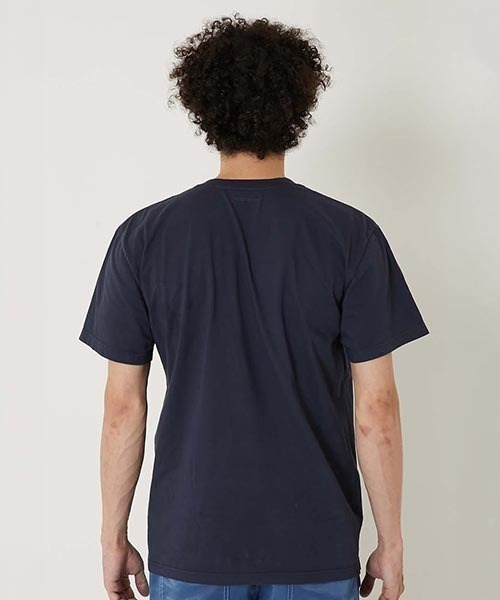 BLUE BLUE(ブルーブルー)の「ボンディングオパール カラーデニムTシャツ(Tシャツ/カットソー・メンズ・ホワイト/ネイビー・M/S/XL/L)」の9枚目の写真