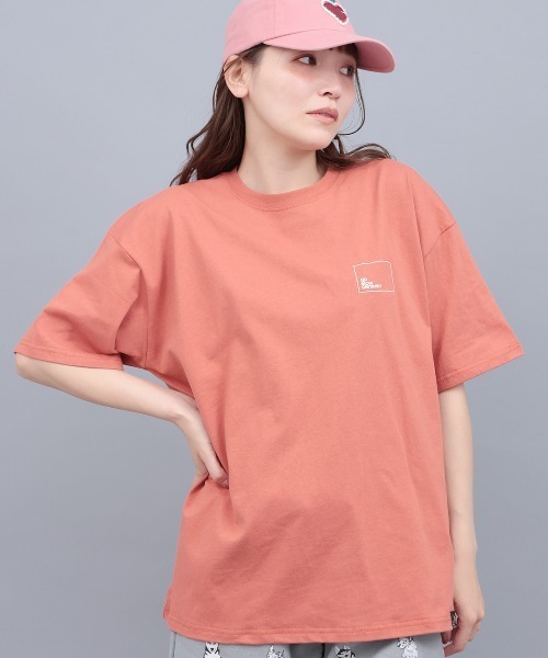 チチカカ（チチカカ）の「go slow caravan USAコットンスクエアロゴTシャツ【ユニセックス】（Tシャツ/カットソー・レディース・パープル/ホワイト/ブラック/オレンジ・MEDIUM/LARGE）」の12枚目の写真
