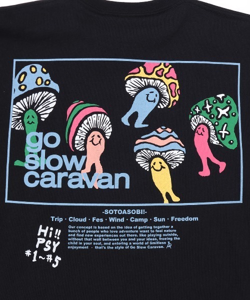 チチカカ（チチカカ）の「go slow caravan USAコットンスクエアロゴTシャツ【ユニセックス】（Tシャツ/カットソー・レディース・パープル/ホワイト/ブラック/オレンジ・MEDIUM/LARGE）」の22枚目の写真