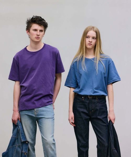 FACTOTUM(ファクトタム)の「【FACTOTUM】 effect Jersey S/S-T(Tシャツ/カットソー・メンズ・パープル/ダークグレー・48/46)」の8枚目の写真