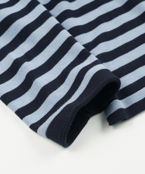 FRIZMWORKS(フリズムワークス)の「STRIPE KNIT LONG SLEEVE _ NAVY(ニット/セーター・メンズ・その他・SMALL/MEDIUM/LARGE/X-LARGE)」の4枚目の写真