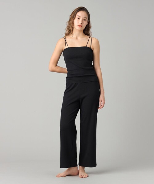 Chacott（チャコット）の「ソフトリブパンツ（その他パンツ・レディース・ブラウン/ブラック・M）」の3枚目の写真