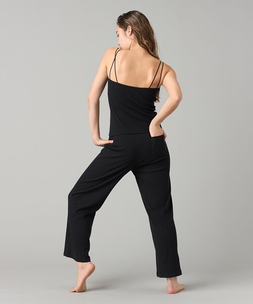 Chacott（チャコット）の「ソフトリブパンツ（その他パンツ・レディース・ブラウン/ブラック・M）」の4枚目の写真