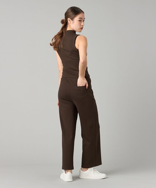 Chacott（チャコット）の「ソフトリブパンツ（その他パンツ・レディース・ブラウン/ブラック・M）」の6枚目の写真
