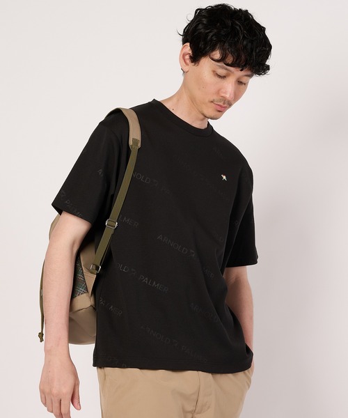Arnold Palmer(アーノルドパーマー)の「AP エンボスロゴ Tシャツ(Tシャツ/カットソー・メンズ・グレー/ブラック/ホワイト・L/M/LL)」の1枚目の写真