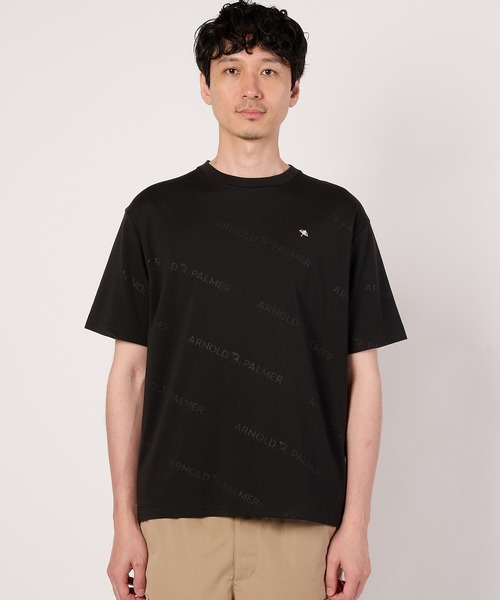 Arnold Palmer(アーノルドパーマー)の「AP エンボスロゴ Tシャツ(Tシャツ/カットソー・メンズ・グレー/ブラック/ホワイト・L/M/LL)」の8枚目の写真