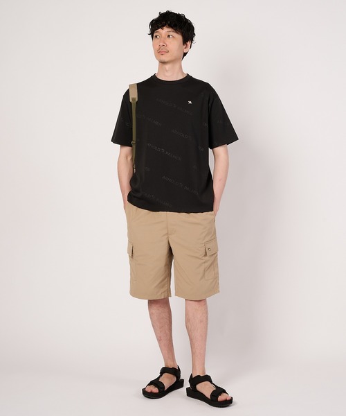 Arnold Palmer(アーノルドパーマー)の「AP エンボスロゴ Tシャツ(Tシャツ/カットソー・メンズ・グレー/ブラック/ホワイト・L/M/LL)」の6枚目の写真