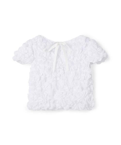 NATURAL BEAUTY BASIC（ナチュラルビューティーベーシック）の「バックリボンシャーリングブラウス（シャツ/ブラウス・レディース・オフホワイト/ブラック・FREE）」の13枚目の写真