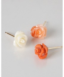 公式】【スワロフスキー】Una ドロップピアス, クローバー, ピンク 