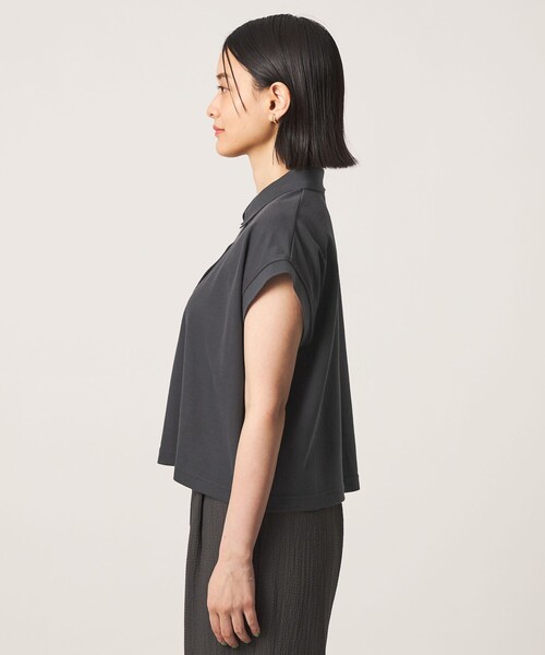 A DAY IN THE LIFE UNITED ARROWS（アデイインザライフユナイテッドアローズ）の「カノコ ワイドポロシャツ ＜A DAY IN THE LIFE＞（Tシャツ/カットソー・レディース・ロイヤルブルー/オリーブ/ダークグレー・FREE）」の7枚目の写真